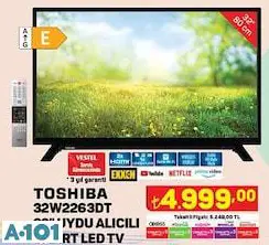 TOSHİBA 32 UYDULU FULL HD SMART LED TV/AKILLI TELEVİZYON